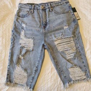 Wild Fable High-Rise Distressed Denim/Jean Shorts